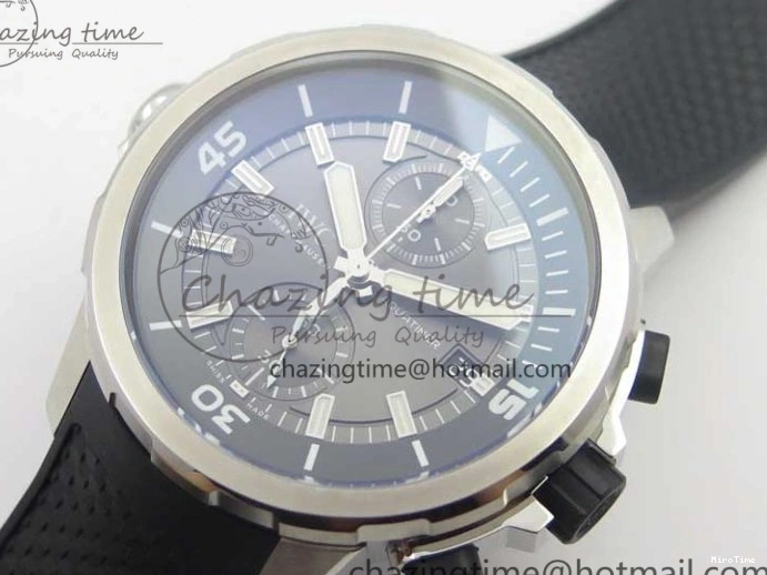 MIROTIME 0218 Aquatimer Chrono IW376803 V6F 1:1 Best Edition Gray Dial on Rubber Strap A FlexibleFit 7153